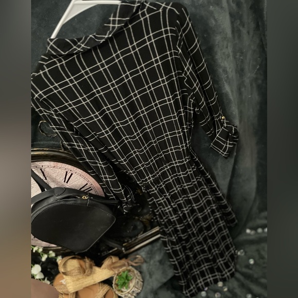 ⭐️👗JUSTFAB PLAID SHIRT DRESS👗⭐️ - Picture 9 of 11
